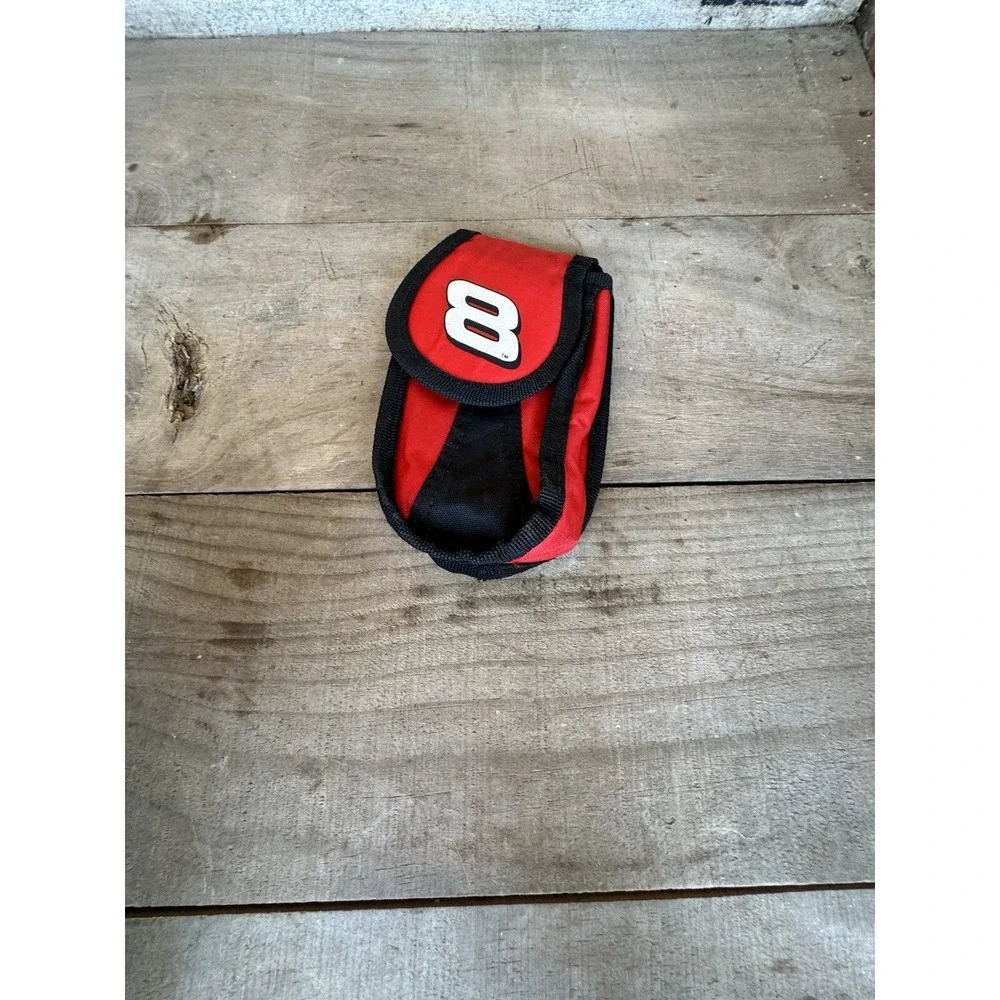 NASCAR #8 Dale Earnhardt Jr Rugged Nylon Hook & Loop Pouch Case Carrier‎ Pouch